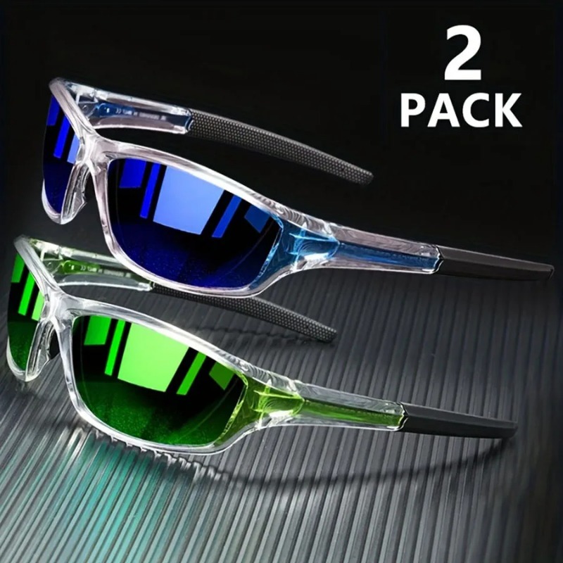 Sunglasses Polarized Men - 1/2 пары спортивных солнцезащитных очков для
