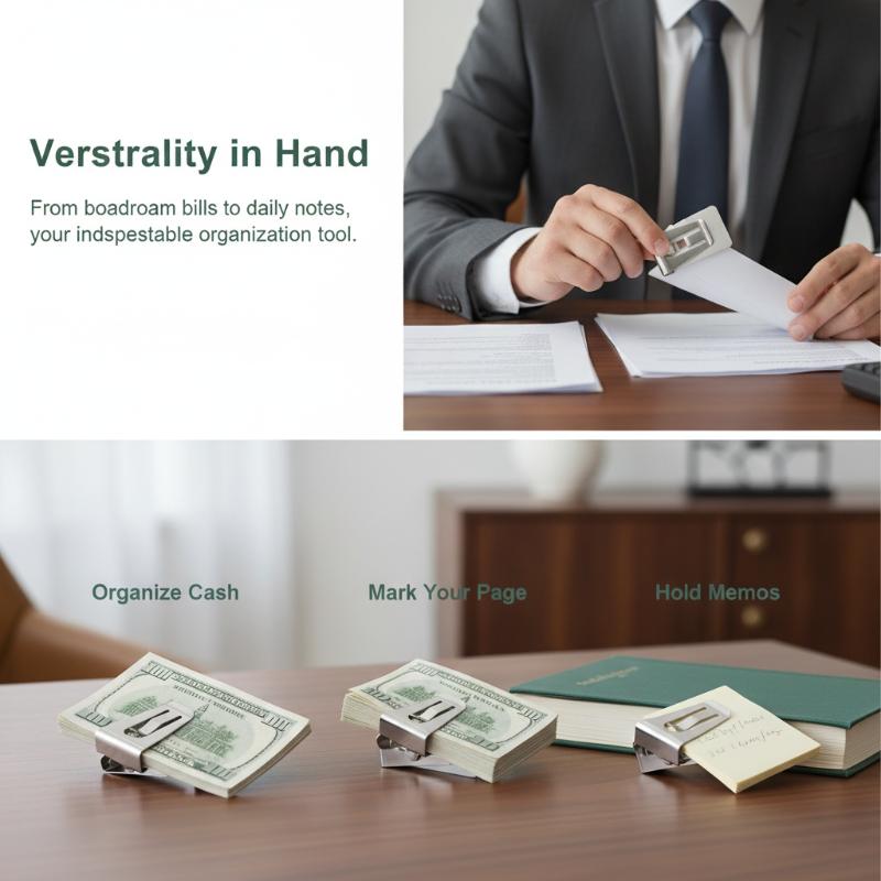 Money Clip Slim - Тонкий зажим для денег из нержавеющей