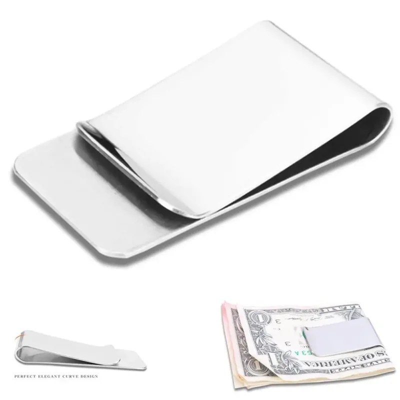 Money Clip Slim - Высококачественный хит продаж: тонкий металлический зажим