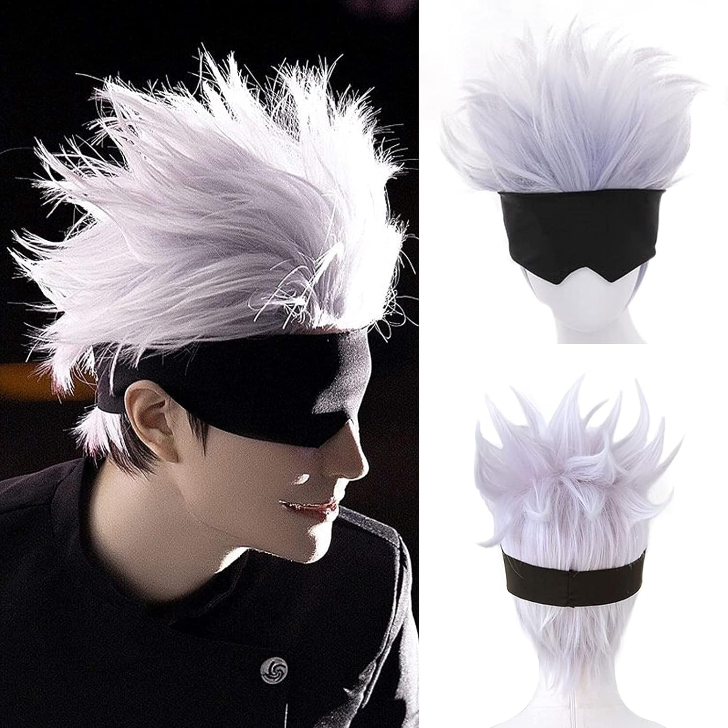 Men Accessories In Silver - Парик для косплея для мужчин и