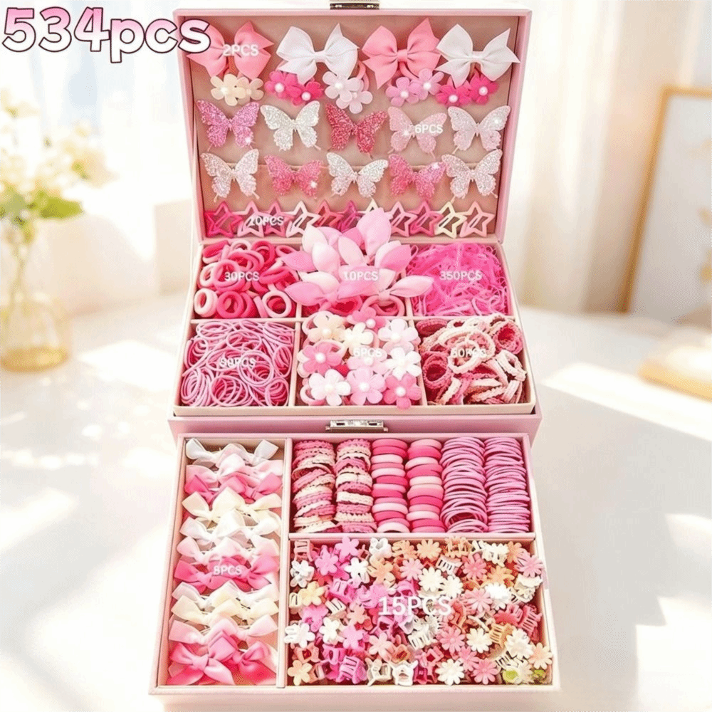 Tie Clip Set - Новый набор эластичных аксессуаров для волос