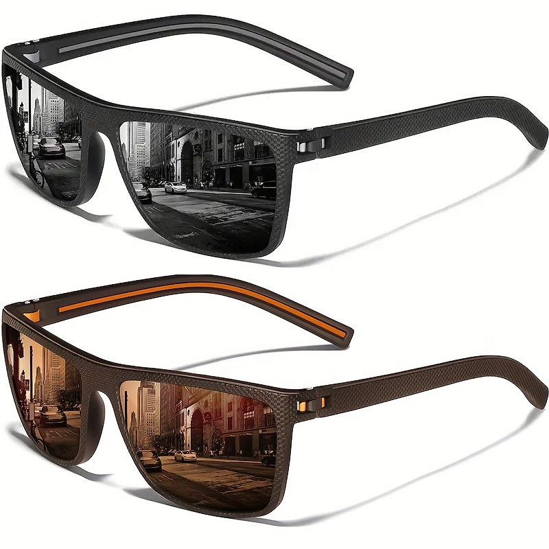 Sunglasses Polarized Men - Квадратные спортивные солнцезащитные очки для мужчин