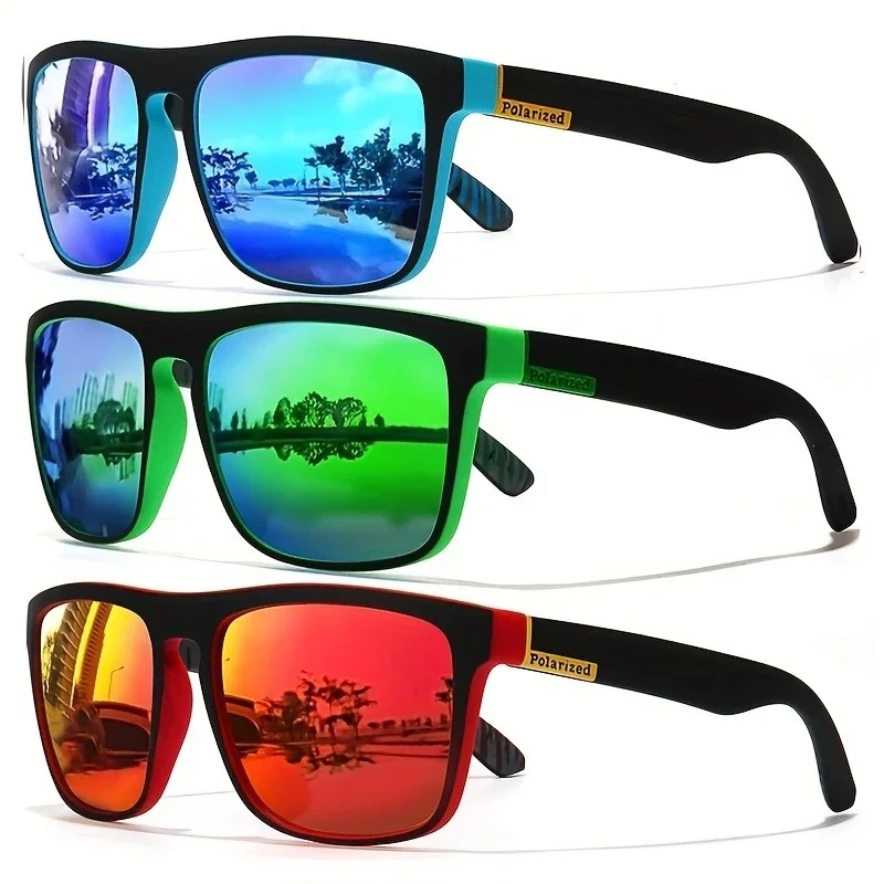 Sunglasses Polarized Men - Модные винтажные квадратные поляризационные солнцезащитные очки