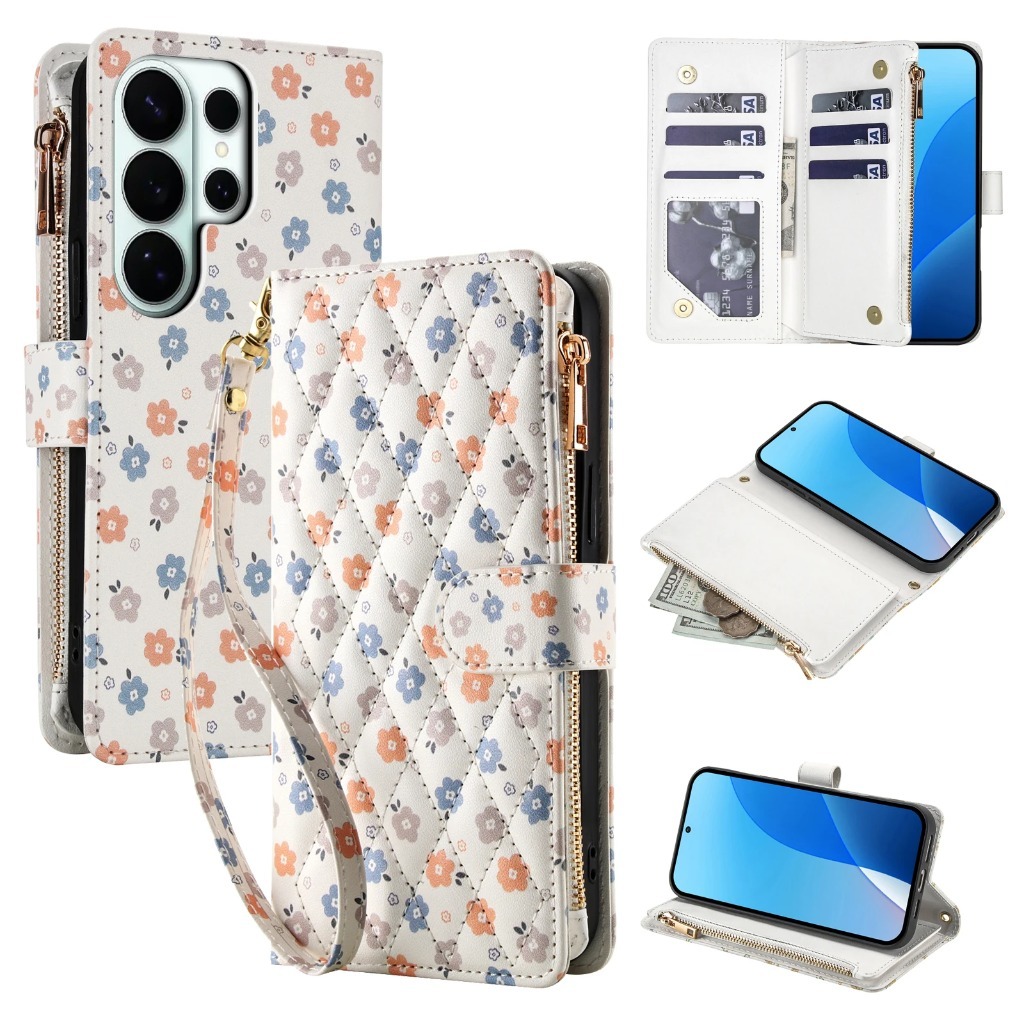 Phone Wallet Combo - Чехол-кошелек на молнии с ремешком на