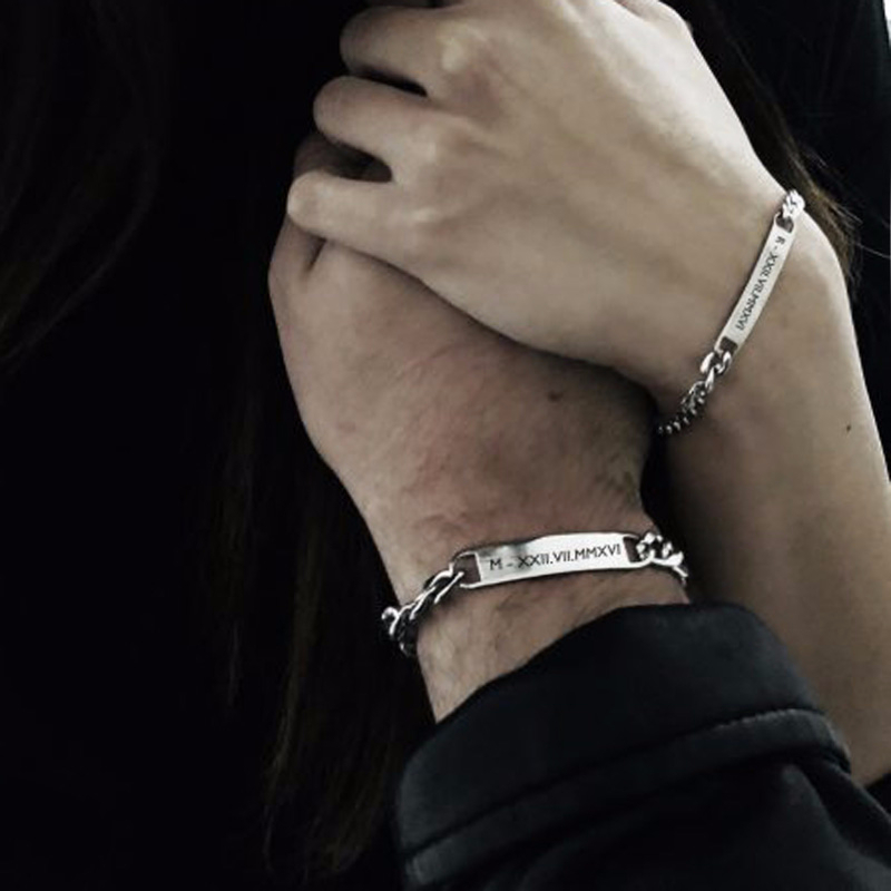 Men Accessories Wrist - Браслет мужской/женский/мужской, из нержавеющей стали, с
