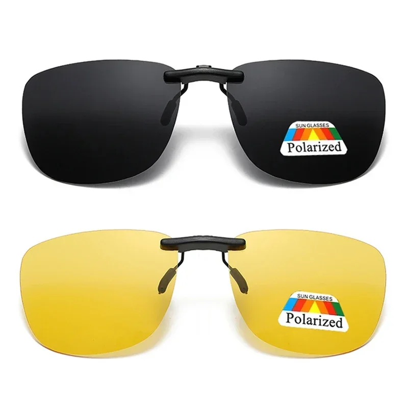 Sunglasses Polarized Men - Новые квадратные солнцезащитные очки-клипсы для женщин