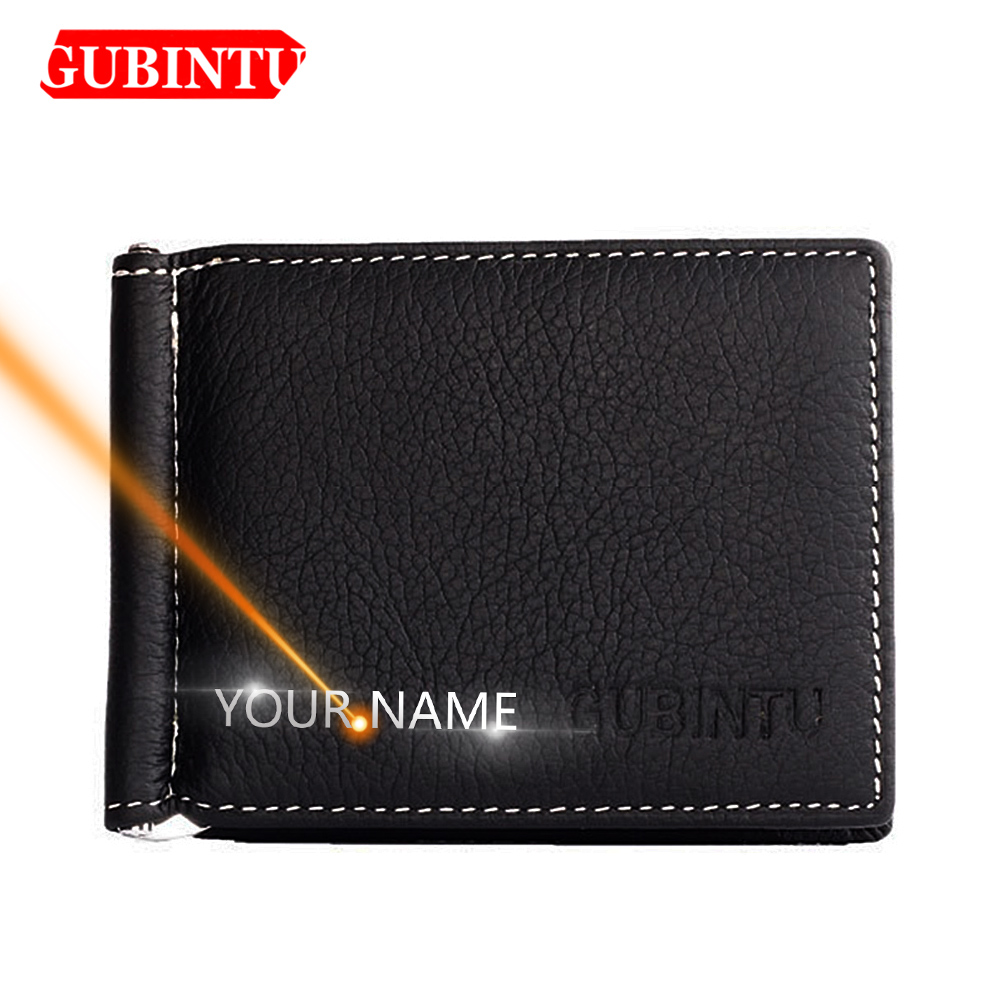 Money Clip Slim - Имя гравировка зажим для денег мини-кошельки