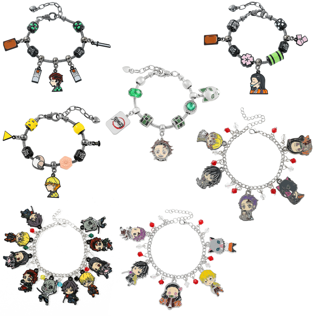 Men Accessories Wrist - Браслет-талисман «Аниме: Истребитель демонов: Кимэцу-но-яиба» с