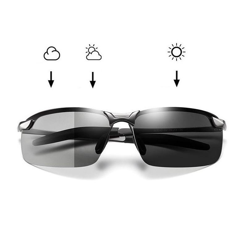 Sunglasses Polarized Men - Классические фотохромные солнцезащитные очки для мужчин,