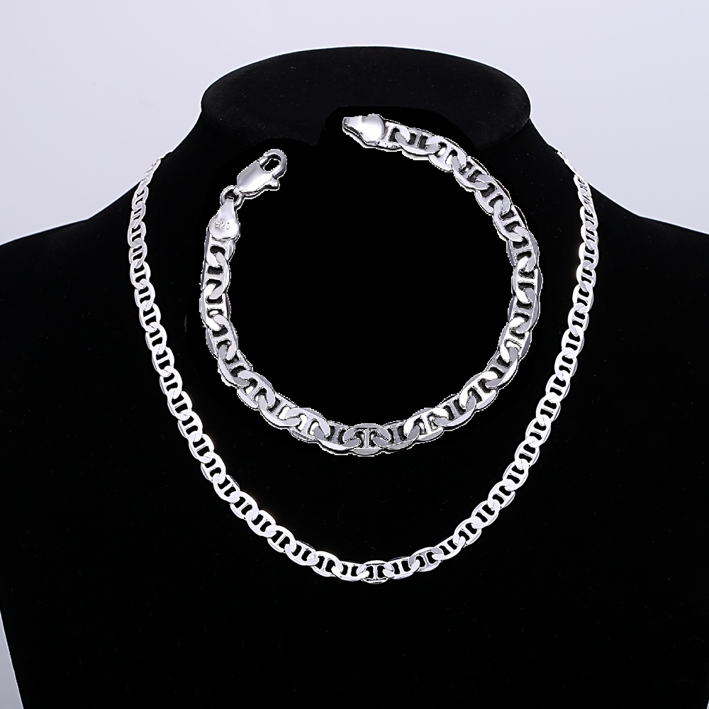 Men Accessories Chain And Bracelet - Роскошный дизайнерский тренд из стерлингового серебра
