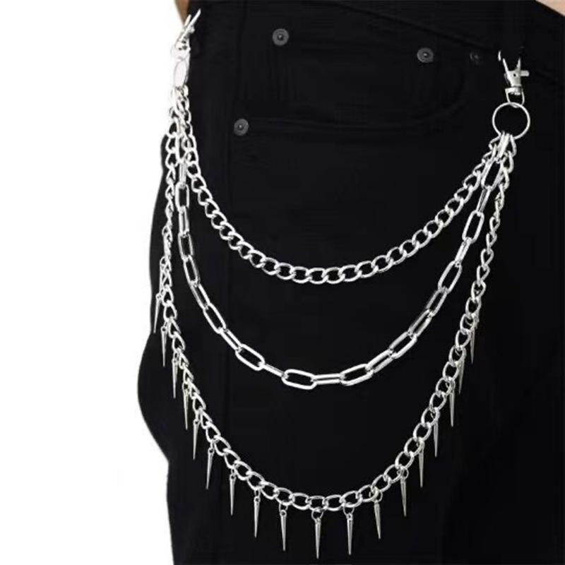 Men Accessories Aesthetic - Цепочка на джинсы для мужчин и