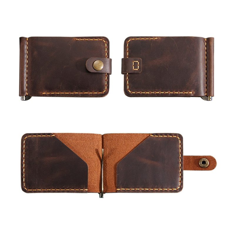 Кошелек-зажим для денег из кож – обзор и цена Money Clip Slim