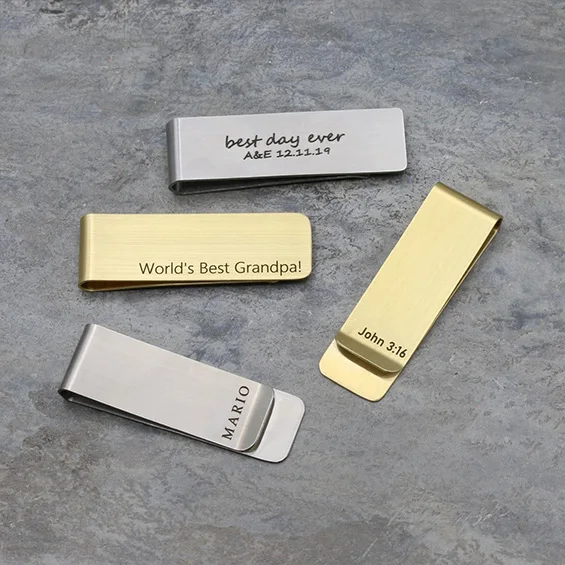 Именной зажим для денег для му – обзор и цена Money Clip Slim