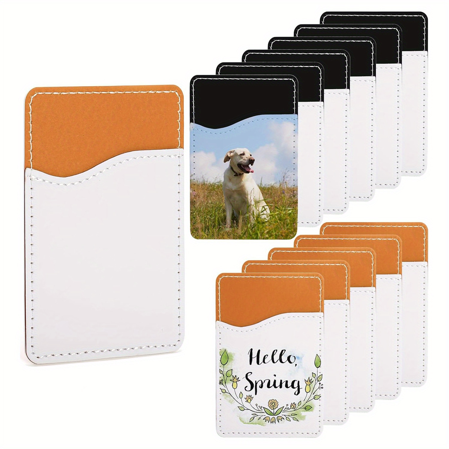 5/10 шт., сублимационные загот – обзор и цена Phone Wallet Combo