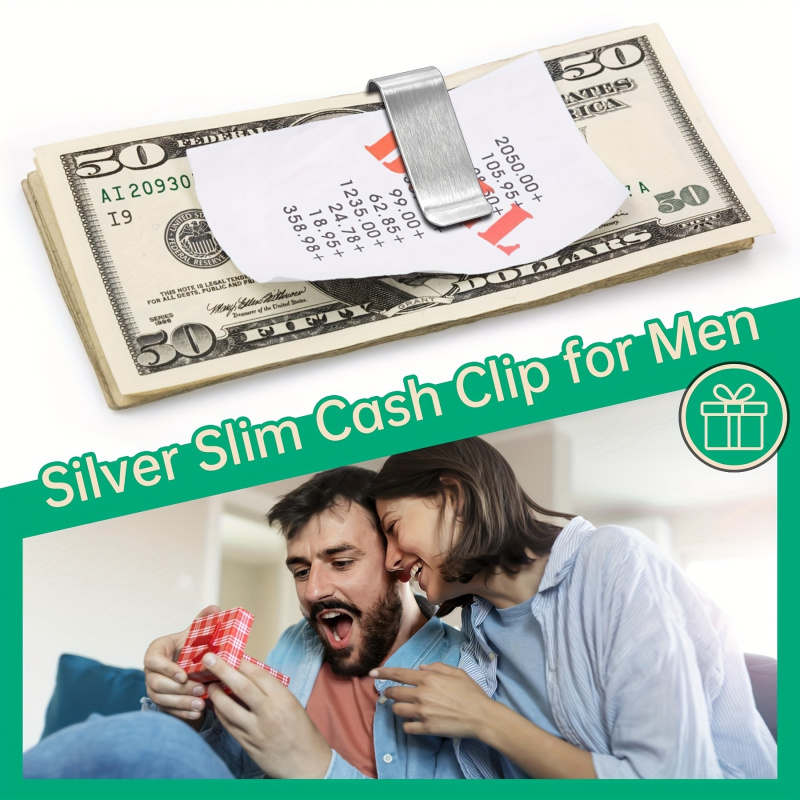 20 шт. тонких мужских кошелько – обзор и цена Money Clip Slim