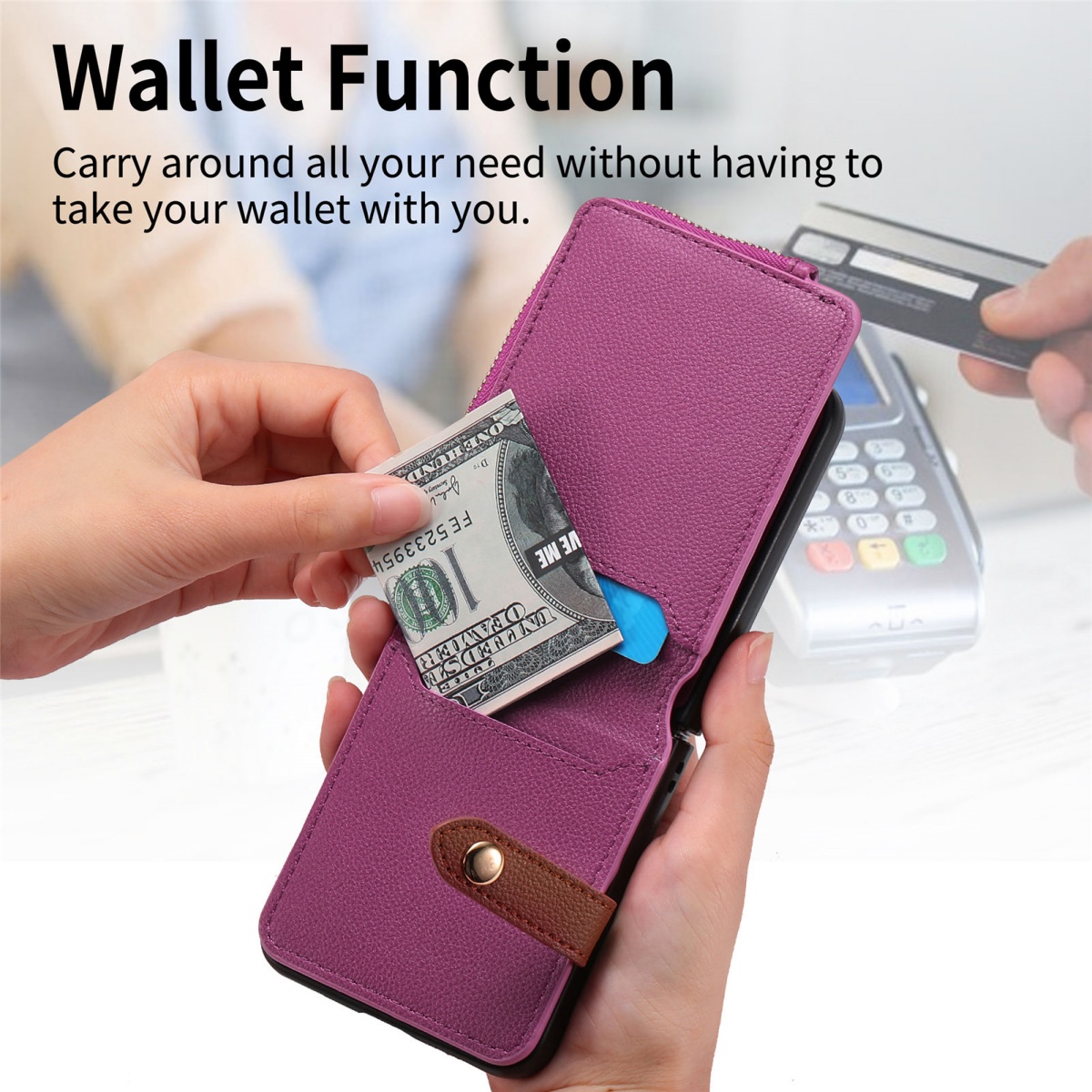 Роскошный чехол-кошелек для Sa – обзор и цена Phone Wallet Combo