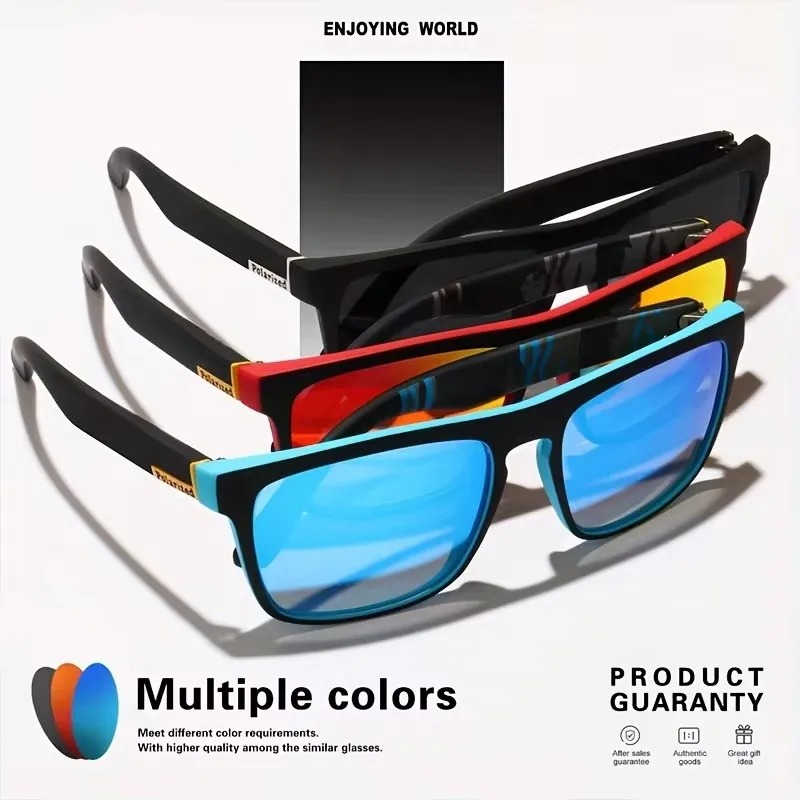 Модные винтажные квадратные по – обзор и цена Sunglasses Polarized Men