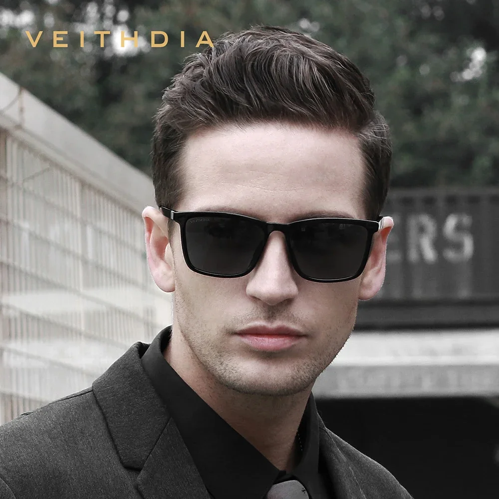 Брендовые квадратные модные со – обзор и цена Sunglasses Polarized Men