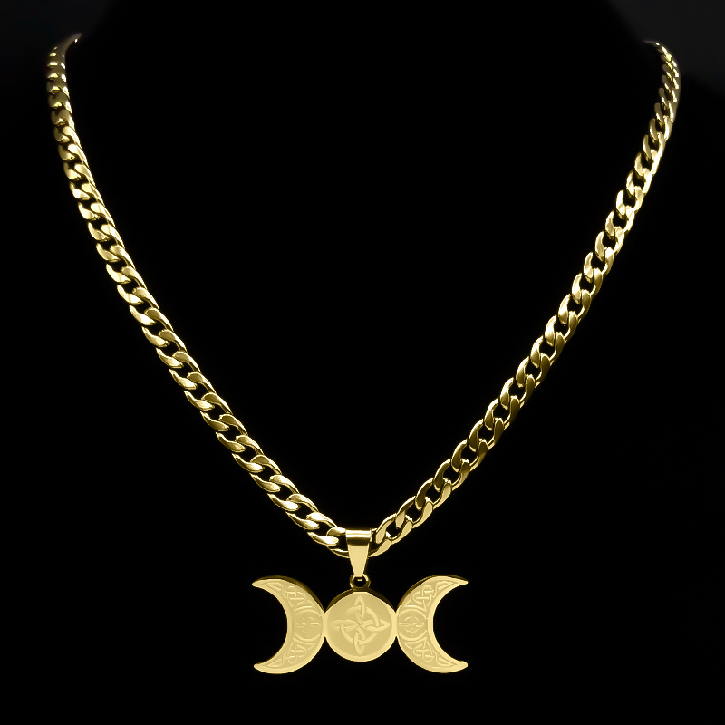 Wicca тройная луна полумесяц б – обзор и цена Men Accessories Aesthetic