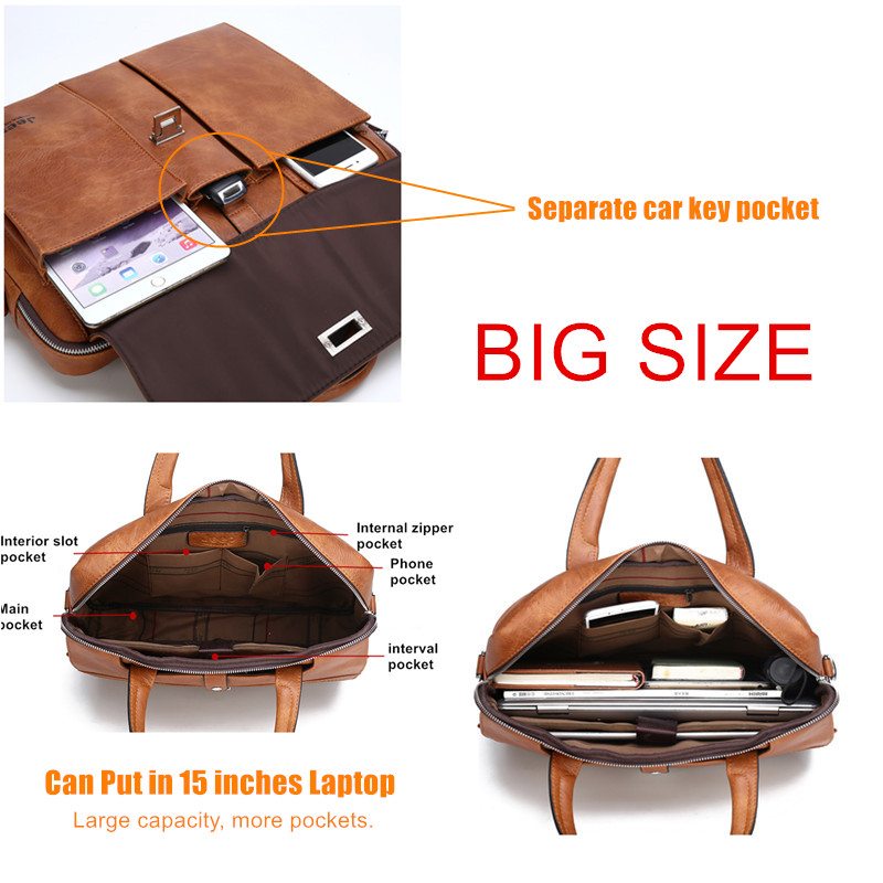 Мужской кожаный портфель Jeep  – обзор и цена Men Accessories Bag