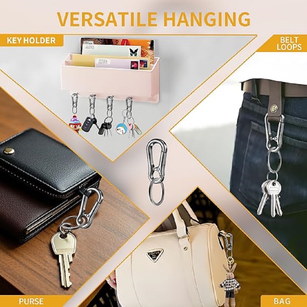 6/12/20 шт. Брелоки-клипсы из  – обзор и цена Men Accessories Bag