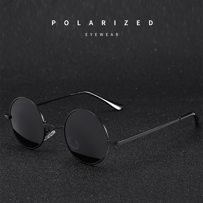 Ретро-винтажные круглые солнце – обзор и цена Sunglasses Polarized Men